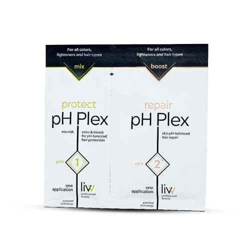 Ph Plex Liw Steps 1And2 Protect And Repair Hair Care Treatment Use With Home Hair Color And Bleach Products Salon Quality Professional Results At Home 1 Sachet Of Steps 1 And 2