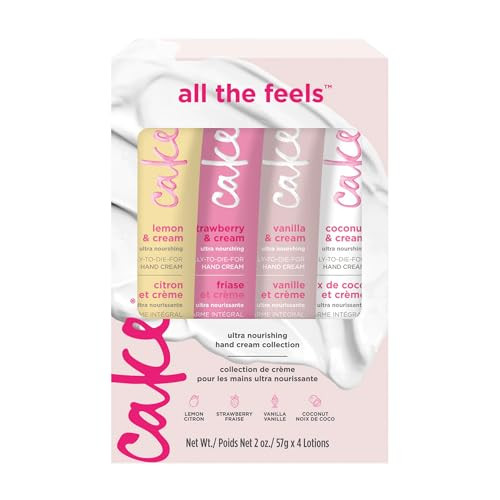 Cake Beauty Ultra Nourishing Hand Cream Set Shea Butter X 60 Mlmoisturizing Hand Lotion Set Shea Butter And Coconut Oil Soft Supple Skin Made In Canada Vegan Cruelty 4 Pack
