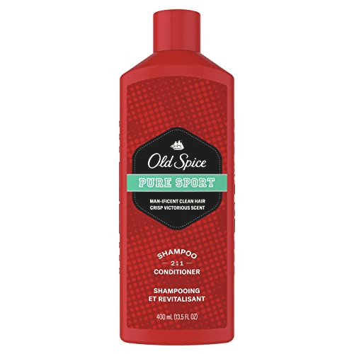 Old Spice Pure Sport 2In1 Shampoo And Conditioner For Men 13.5 Fl Oz 5.449 Fl Oz