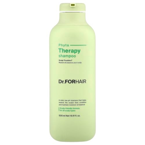Dr.Forhair Phyto Therapy Shampoo Korean Scalp Care With Bamboo Watersulfate Paraben Silicone From 20 Harsh Ingredientsscalp Ph Balancing 16.91 Fl.Oz.