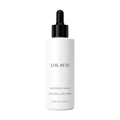 Lolavie Lightweight Hair Oil 1.5 Ozdelivers Weightless Shine Reduces Frizz And Smooths Split Ends Color Safe All Hair Types For Wet And Dry Styling