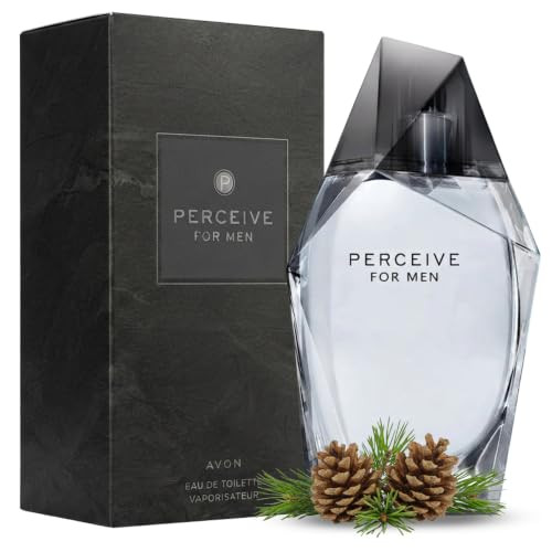 Avon Perceive Cologne For Men 3.4 Ozlonglasting Perfume For Men With Citrus Sage And Cedarwood Fresh Aromatic Designer Scent Spray