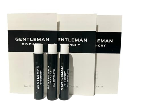 Givenchy Gentleman Edt Men Sample Perfume Spray Trial Size Partially Filled Vials Set Of 3 7380 1 Ml 0.0 Fl Oz