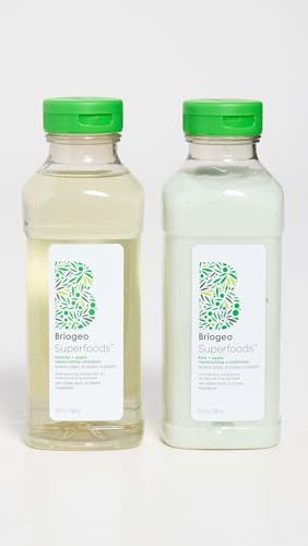 Briogeo Superfoods Matcha Apple plus Kale Hair Pack For All Hair Typesantioxidantrich Shampoo And Conditioner Duohydrating And Shineenhancingvegan And Crueltyfree2 X 12.5 Fl Oz