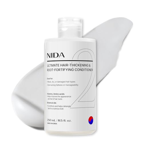 Nida Ultimate Hairthickening And Rootfortifying Conditionerleaves Hair Feeling Soft And Shine Strengthens And Nourishes All Hair Types8.5 Fl. Oz. 250Ml