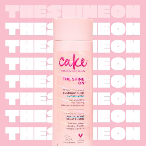 Cake Beauty Lustrous Shine Conditioner The Shine On Smoothing And Frizz Protecting Pracaxi Seed Oil Camellia Kissi Seed And Sweet Almond Oil For All Hair Types 295 Ml