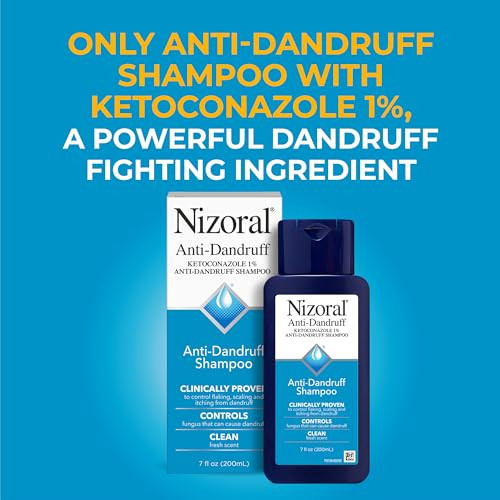 Nizoral Antidandruff Shampoo With 1% Ketoconazole Fresh Scent 7 Fl Oz