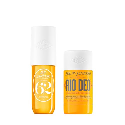 Sol De Janeiro Cheirosa 62 Perfume Mist plus Rio Deo Travel Size Bundle