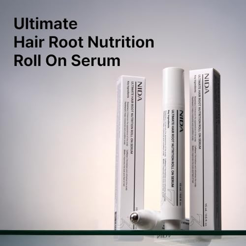 Nida Ultimate Hair Root Nutrition Roll On Serumrosemary Caffeine Panthenol Biotinscalp Refreshing Deep Hydration Hair Strengthening0.5 Fl. Oz. 15Ml