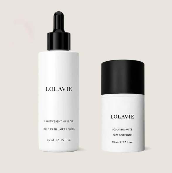 Lolavie Treatment Bundle Lightweight Hair Oil And Sculpting Paste