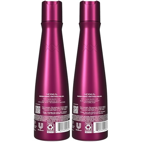 Nexxus Color Assure Shampoo plus Conditioner Eaproteininfused Hair Products For Colortreated Hair With Keratin And Argan Oilenhance Color Vibrancy Up To 40 Washes 8.5 Oz 2Pack 2Pack