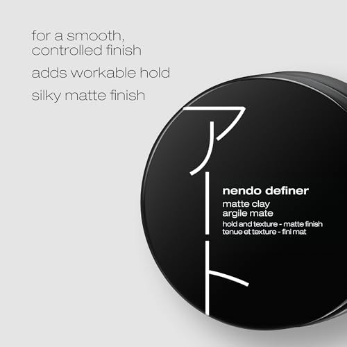 Shu Uemura Art Of Hair Nendo Definer Pomade For All Hair defines Strands Adds Workable Hold Builds Texture Leaves Hairstyle With A Silky Matte Finish 2.54 Fl Oz