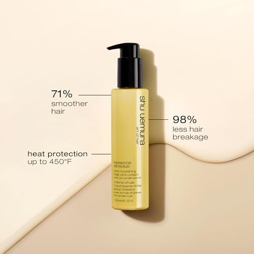 Shu Uemura Art Of Hair Essence Absolue Cream For All Hair nourishing Formula Hydrates And Smooths Protects Against Heat Damage And Uv Rays 5 Fl Oz