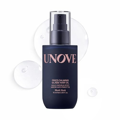 Unove Frizzcalming Hair Oil For Frizzy Hair Antifrizz Hair Oil With Heat Protection Up To 455F Hair Shine Oil For Sleek like Shine And Softness 70 Ml 2.36 Fl Oz