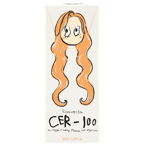 Elizavecca Cer100 Collagen Coating Protein Ion Injection Hair Essence Cream 50Ml 1.69 Fl.Oz.