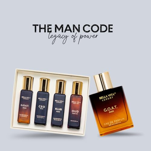 Bella Vita Luxury Bellavita Luxury Mens Set And G.O.A.T. Man Perfume Comboperfume For Men With Bergamot Lavender And Patchouli Orientallonglasting Cologne For Men