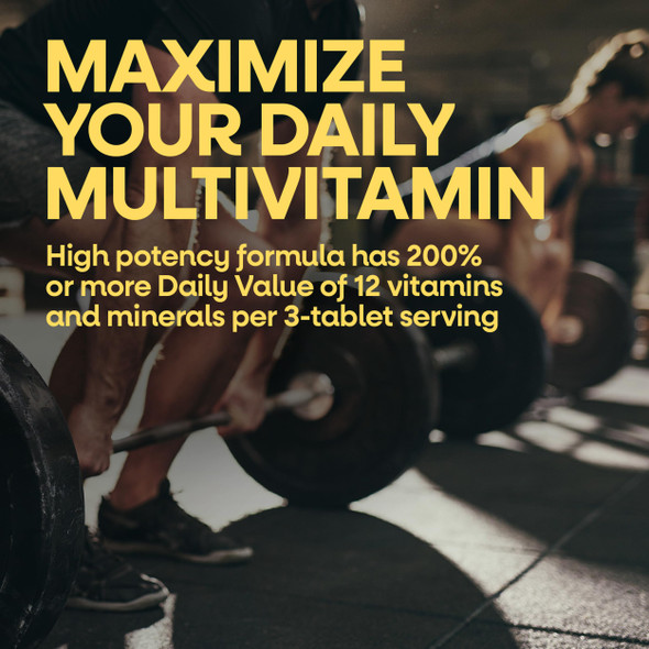 Nature's Way Alive! Max3 Potency Multivitamin High Potency B-Vitamins No Iron 180 Tablets