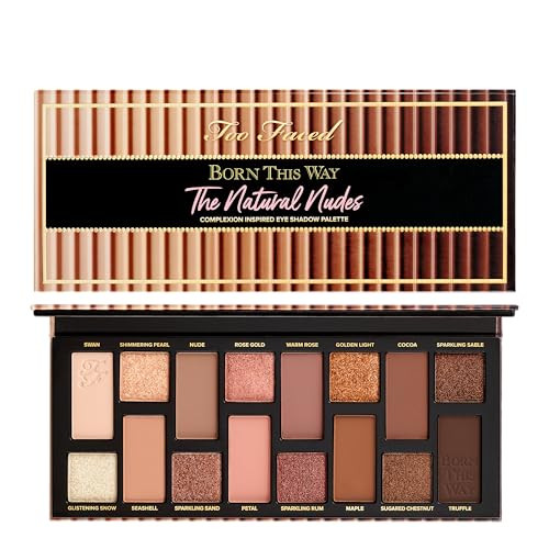 Too Faced Born This Way The Natural Nudes Eye Shadow Palettehigh Pigment plus Shimmer 0.42 Ounce