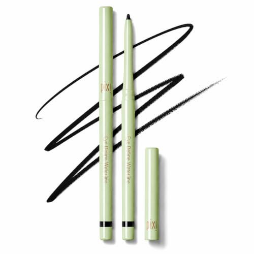 Pixi Beauty Eye Define Waterlineultrafine Waterproof Eyeliner Pencil For Inner And Upper Lash Linesmudgeproof Transfer Resistant And Longwearingtightline Black0.012 Oz 0.35G