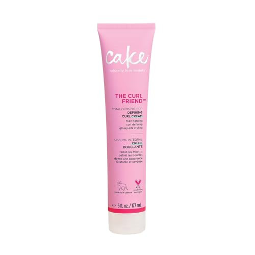 Cake Beauty Curl Friend Defining Curl Cream And Big Wig Volumizing Mousse Hair Styling Bundle 8.4Oz