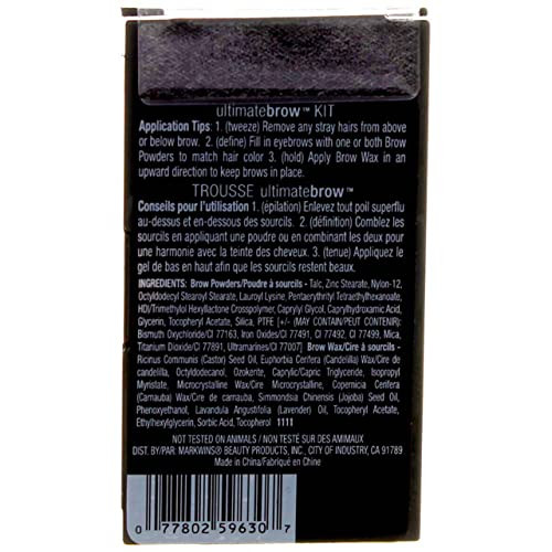Wet N Wild Beauty Ultimate Brow Kit 963 Ash Brown 2 Pack
