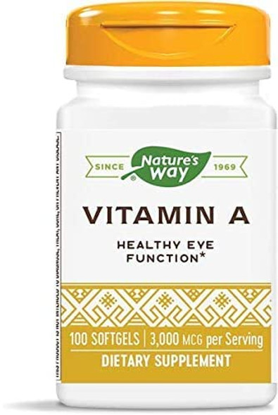 Nature's Way Vitamin A - 10000 IU - 100 Softgels