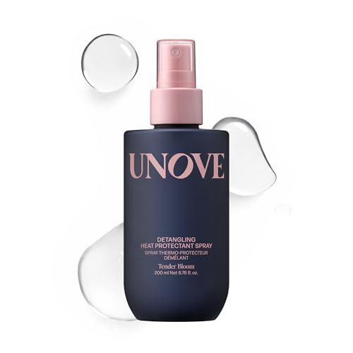 Unove Detangling Heat Protection Spray For Damaged Hairdeep Hydration And Repairlightweight Leavein Formulafrizz Controlsmooth Silky Finishquick Hair Care Solution 200Ml 6.8 Fl.Oz