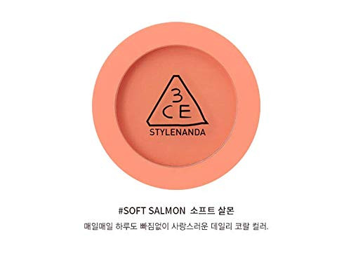 3Ce Style Nanda Face Blushmake Up5G0.17Oz Soft Salmon