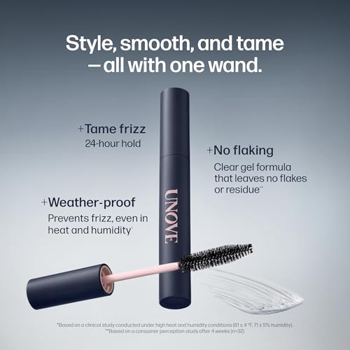 Unove Frizzcalming Sleek Hair Finishing Stick Nonsticky Flyaway Tamer For Baby Hairs And Frizz Gelessence Styling Wand For Sleek Edges Glossy Finish 10 Ml 0.34 Fl Oz