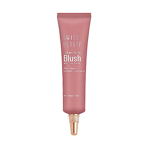 Swiss Beauty Cream It Up Blusherhighly Pigmentedlonglastingbuildable And Blendableall Skin Typesshade Cheekopink 10Ml