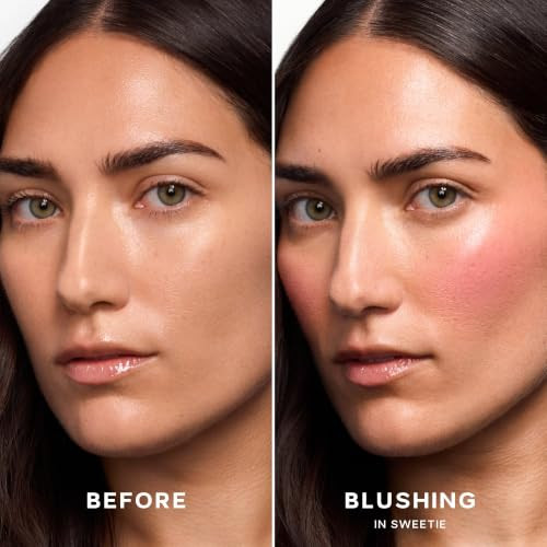Saie Dew Liquid Blush For Cheeks Hydrating Cream Blush Stick With A Blendable plus Buildable Formula Skincare Infused Dewy Cheek Tint For A Natural Flush Glowy Makeup Essential Sweetie .40 Oz