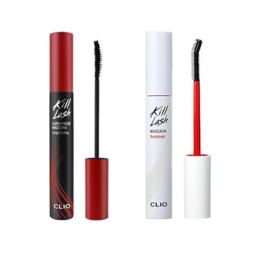 Clio Professional Clio Long And Curl Up Waterproof Black Mascara plus Mascara Remover