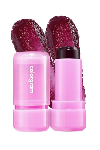 Colorgram Multi Jelly Stick 03 Mulberr Jellysoft Grape Purple Shadelightweightdewysheerlip And Cheek Multi Use