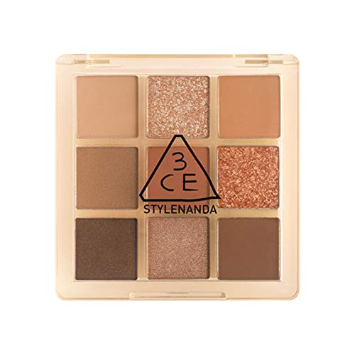 3Ce Multi Eye Color Palette Clear Warm And Cool Butter Cream 9Colors Peal Glow Eye Shadow Staylenanda