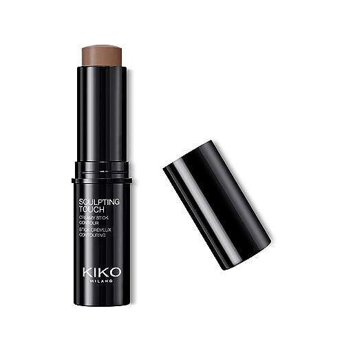 Kiko Milano Sculpting Touch Creamy Stick Contour Blendable Longlasting Cream Contour Stick For Face Buildable Coverage Easy Application 202 Ebony 10G
