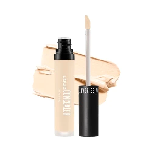 Swiss Beauty Liquid Light Weight Concealer With Full Coverage Easily Blendable Concealer For Face Makeup With Matte Finishshade Creamy Beige 6G