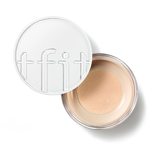 Tfit Translucent Set Finishing Powder Sebum Control Face Loose Powder Matte And Silky Finish Lightweight Longlasting Korean Makeup Setting Powder 2.2 Dark Beige 0.24 Oz.