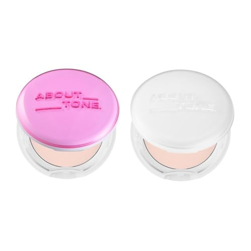 About Tone Glow Powder Pact plus Sebum Cut Powder Pact Bundle Set Pressed Powder Pact With And Puff Face Makeup Setting Powder Finishing Powder With Sebum Control Vegan