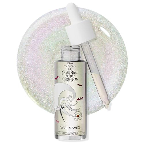 Wet N Wild Nightmare Before Christmas Glitter Body Illuminator Waterbased Shimmer Glow With Vitamin E And Fruit Extracts Light The Way
