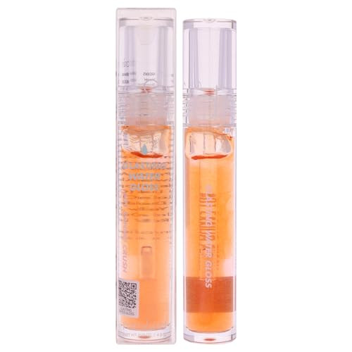 RomandNd Romandnd Glasting K Beauty High Shine Lip Plumper Gloss With Sweet Almond Oil Hydrating And Moisturizing Plumping Lip Shimmer Gloss 01 Sanho Crush 0.15 Oz