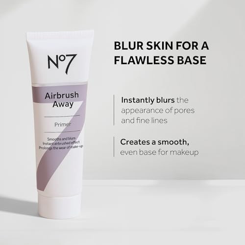 No7 Smooth And Blur Perfecting Duo Airbrush Away Face Primer And Instant Illusion Wrinkle Filler Bundle Fine Line Smoothing And Seamless Makeup Application