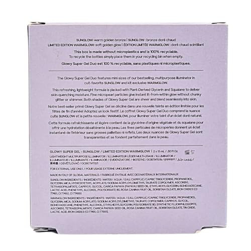 Saie Mini Glowy Super Gel Multipurpose Illuminator Holiday Set Sunglow And Warmglow
