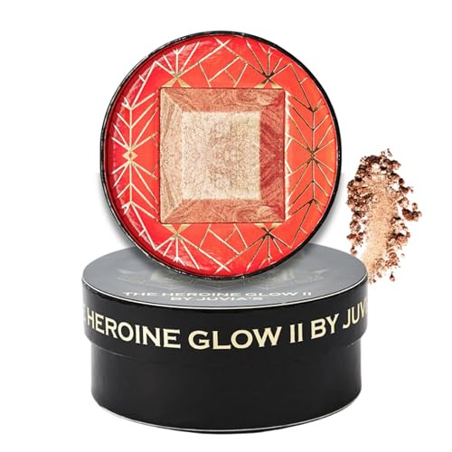 JuviaS Place Juvias Place Heroine Glow Ii Baked Shimmer Highlighter Powder Longwearing And Illuminating For All Skin Tones