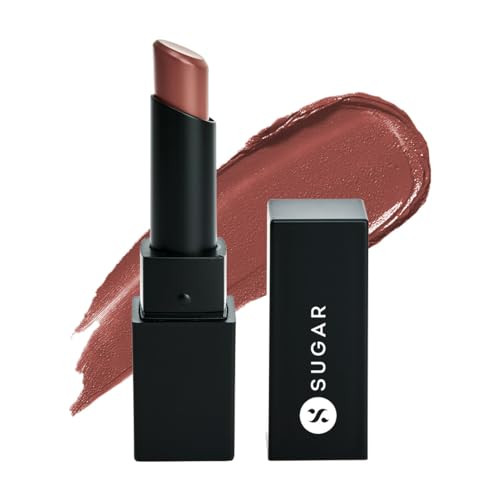 Sugar Cosmetics Nothing Else Matter Longwear Lipstick 01 Browning Glory Caramel Nude