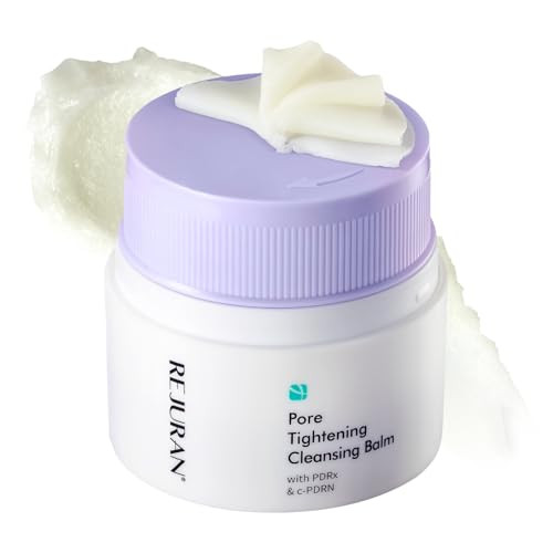 Rejuran Pore Tightening Cleansing Balm With Pdrx And Cpdrn Deep Makeup And Blackhead Cleanser With Salmon Dna And Tannin Complex 3Step Transforming Balm Fragrancefree 50Ml