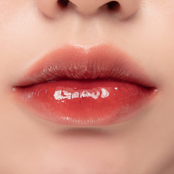 RomandNd Romandnd Glasting Water Tint 8 Colorsvivid Color Glossy Finish Longlasting Moisturizing Highlighting Naturalbeautylip Tint For Daily Use Kbeauty4G No.02 Red Drop 0.14Oz