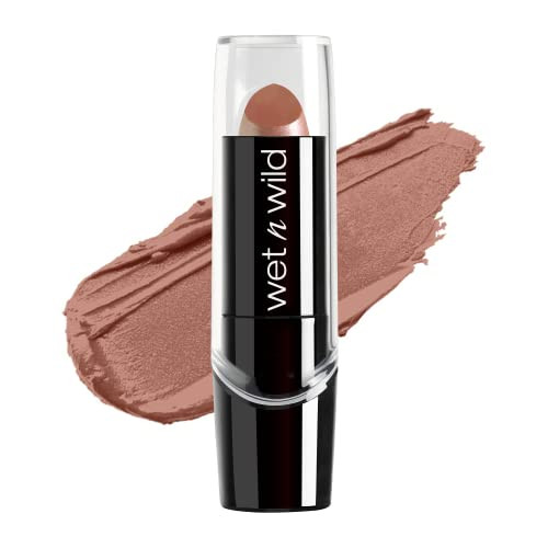 Wet N Wild Silk Finish Lipstick Hydrating Rich Buildable Lip Color Formulated With Vitamins Ae And Macadamia For Ultimate Hydration Crueltyfree And Vegan Breeze Nude