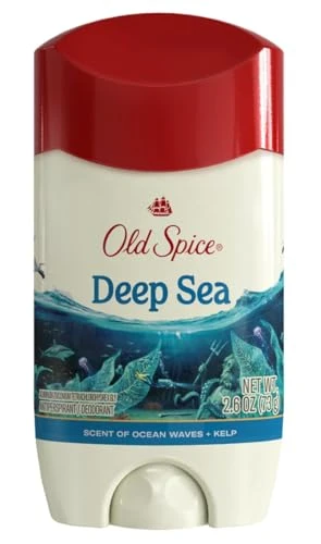 Old Spice Antiperspirant Deep Sea Solid 2.6 Ounce Pack Of 3