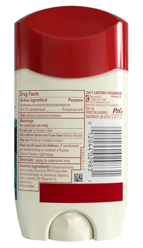 Old Spice Antiperspirant Deep Sea Solid 2.6 Ounce Pack Of 3