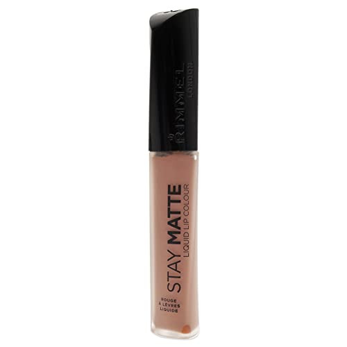 Rimmel London Stay Matte Liquid Lip Color With Full Coverage Kissproof Waterproof Matte Lipstick Formula That Lasts 12 Hours 700 Be My Baby .21Oz
